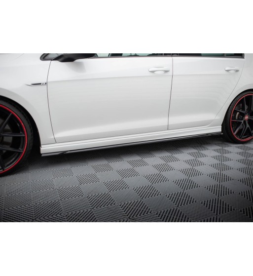 Side skirt diffusers V.4 for Volkswagen Golf R / R-Line Mk7