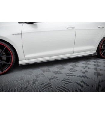 Side skirt diffusers V.3+ Flaps for Volkswagen Golf R / R-Line Mk7
