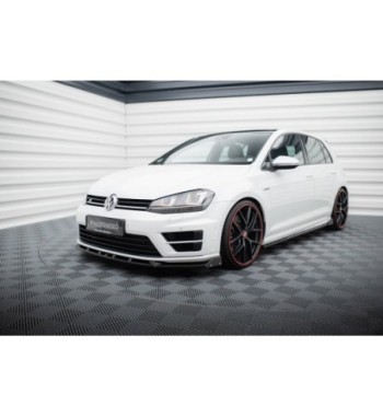 Front splitter V.4 + Flaps for Volkswagen Golf R / R-Line Mk7