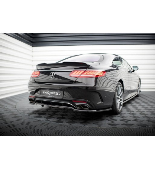 Diffusore posteriore con alette verticali per Mercedes-Benz S Coupe AMG-Line C217 Facelift