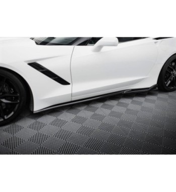 Side skirt diffusers V.2 for Chevrolet Corvette Stingray C7