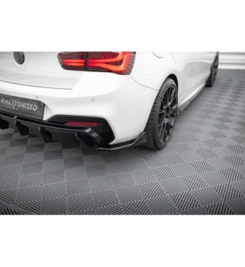Heck Diffusor Seite V.6 (Für Heckansatz V.3) passend für BMW 1 M-Pack / M140i F20 Facelift