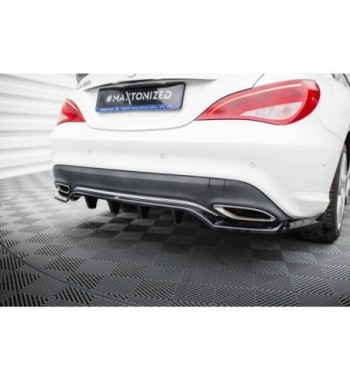 Diffusore posteriore con alette verticali per Mercedes-Benz CLA C117 Facelift