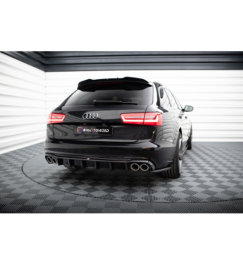 Rear valance for Audi A6 Sedan / Avant C7 (version with twin exhaust outlets on each side)