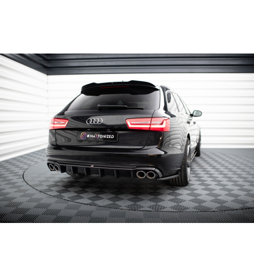 Rear valance for Audi A6 Sedan / Avant C7 (version with twin exhaust outlets on each side)