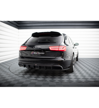 Rear valance for Audi A6 Sedan / Avant C7 (twin exhaust outlets on one side)