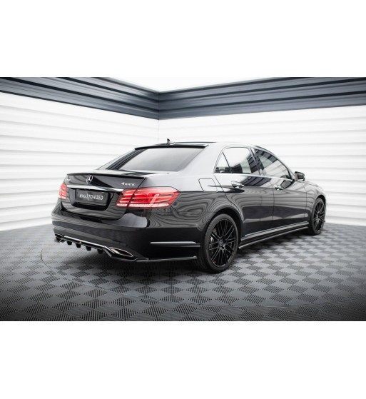 Diffusore posteriore con alette verticali per Mercedes-Benz E W212 Facelift