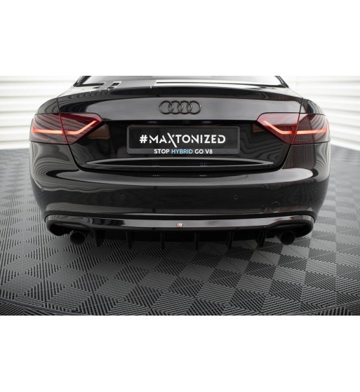 Rear valance for Audi A5 Coupe / Cabrio S-Line 8T (version with one exhaust outlet on each side)