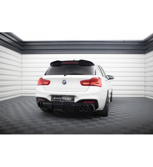 Heckansatz V.2 passend für BMW 1 M-Pack / M140i F20 Facelift (Version mit Doppelauspuff auf beiden Seiten)