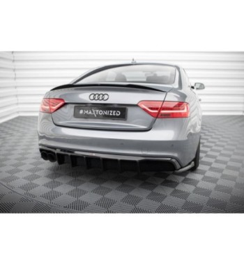 Rear valance for Audi S5 / A5 S-Line 8T Facelift (twin exhaust outlets on one side)