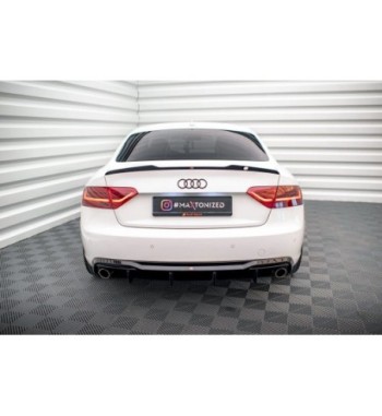 Rear valance for Audi A5 Coupe 8T Facelift (version with one exhaust outlet on each side)