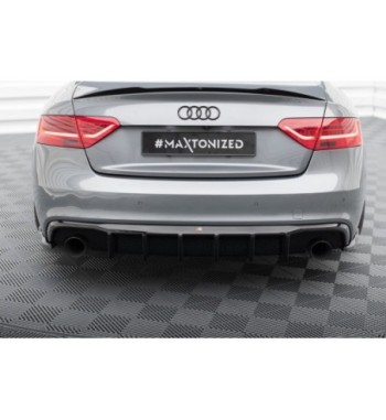 Rear valance for Audi S5 / A5 S-Line 8T Facelift (version with one exhaust outlet on each side)