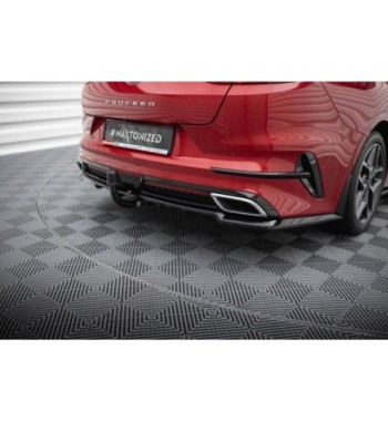Diffusore posteriore con alette verticali per Kia ProCeed GT-Line Mk1