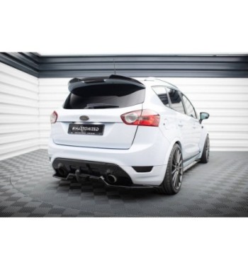 Rear diffuser with vertical fins for Ford Kuga ST Mk1