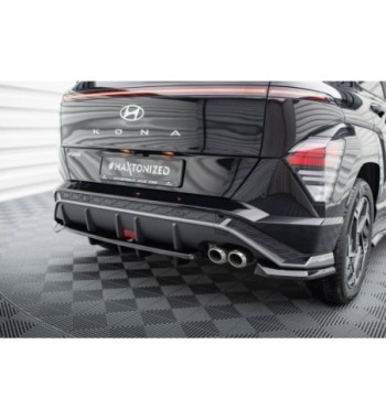 Diffusore posteriore con alette verticali per Hyundai Kona N-Line Mk2