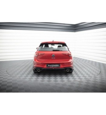 Rear valance with dummy exhaust tips for Volkswagen Golf GTE / R-Line Mk8 / Mk8 Facelift