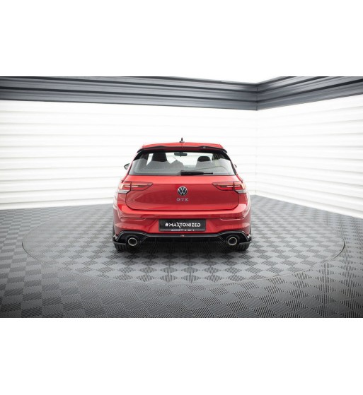 Rear valance with dummy exhaust tips for Volkswagen Golf GTE / R-Line Mk8 / Mk8 Facelift