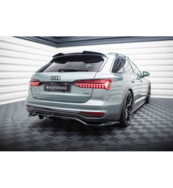 Diffusore posteriore con alette verticali per Audi A6 Allroad C8