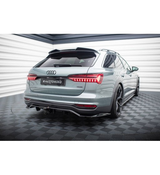 Diffusore posteriore con alette verticali per Audi A6 Allroad C8