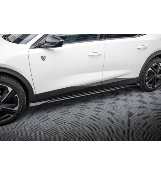 Side skirt diffusers for Peugeot 408 Mk1