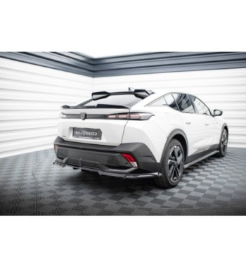 Rear diffuser with vertical fins for Peugeot 408 Mk1