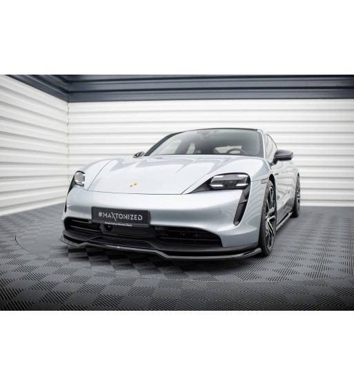Front splitter for Porsche Taycan / Taycan 4 / Taycan 4S / Taycan GTS Mk1