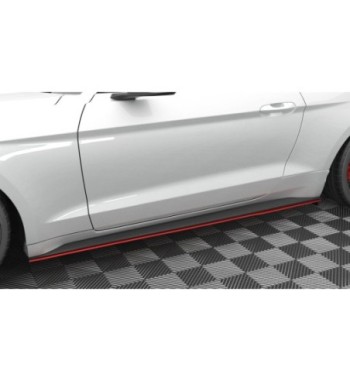 Side skirt diffusers V.2 for Ford Mustang Mk6 Facelift