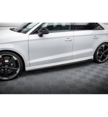 Side skirt diffusers V.2 for Audi RS3 Sedan 8V Facelift