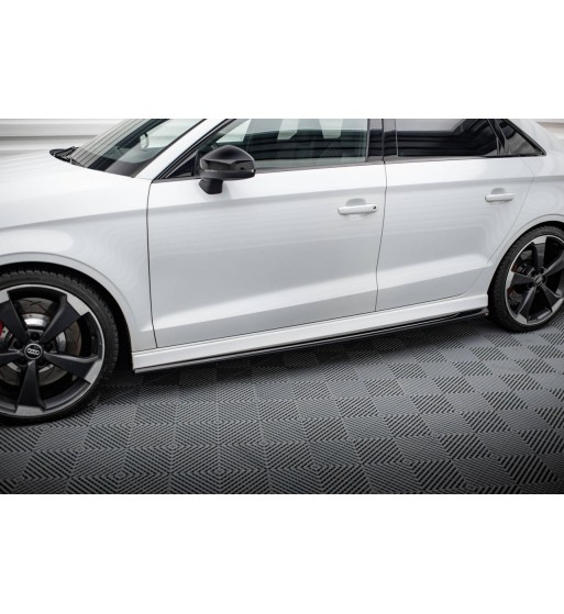 Side skirt diffusers V.2 for Audi RS3 Sedan 8V Facelift
