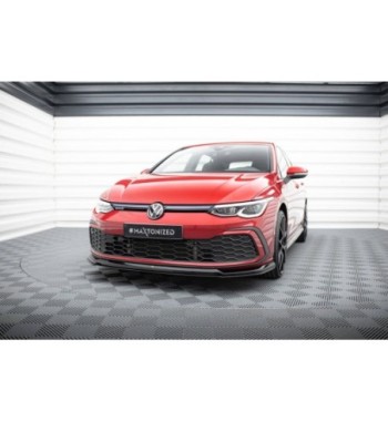 Front splitter V.6 for Volkswagen Golf GTI / GTE / GTD / R-Line Mk8