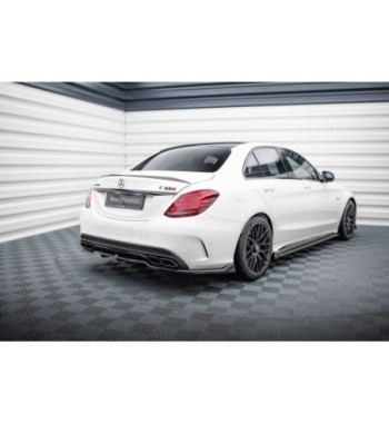 Diffusore posteriore con alette verticali per Mercedes-AMG C63 Sedan / Estate W205 / S205