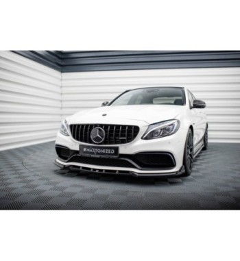 Front splitter V.2 for Mercedes-AMG C63 Sedan / Estate W205 / S205