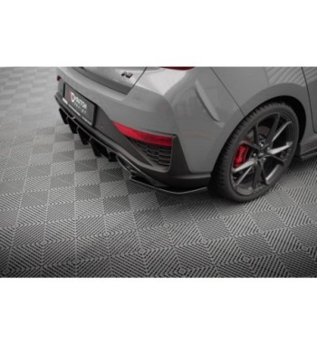 Splitter laterali posteriori V.5 per Hyundai I30 N Hatchback Mk3 Facelift