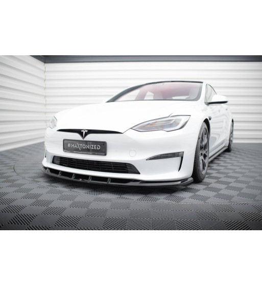 Front splitter V.3 for Tesla Model S Plaid Mk1 Facelift