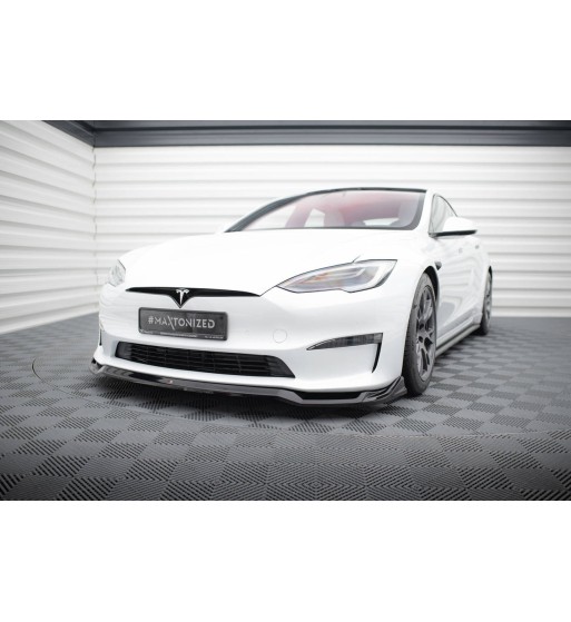 Front splitter V.2 for Tesla Model S Plaid Mk1 Facelift