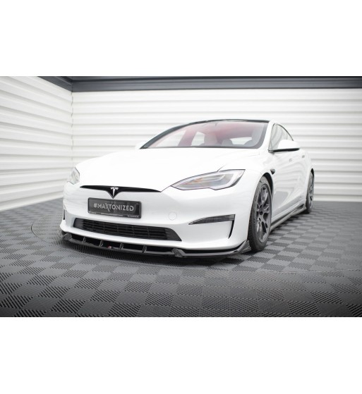 Front splitter V.1 for Tesla Model S Plaid Mk1 Facelift