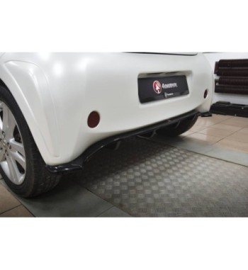 Diffusore posteriore con alette verticali per Toyota IQ