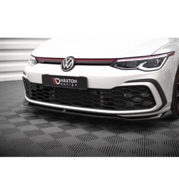 Front splitter V.7 for Volkswagen Golf GTI / GTE / GTD / R-Line Mk8