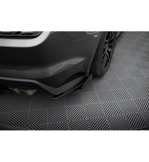 Street Pro Rear side splitters + Flaps for Ford Mustang GT Mk6