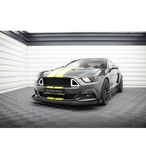 Street Pro splitter + flaps for Ford Mustang GT Mk6