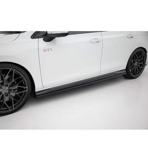 Side skirt diffusers V.4 for Volkswagen Golf GTI / GTE / GTI Clubsport / GTD / R-Line Mk8