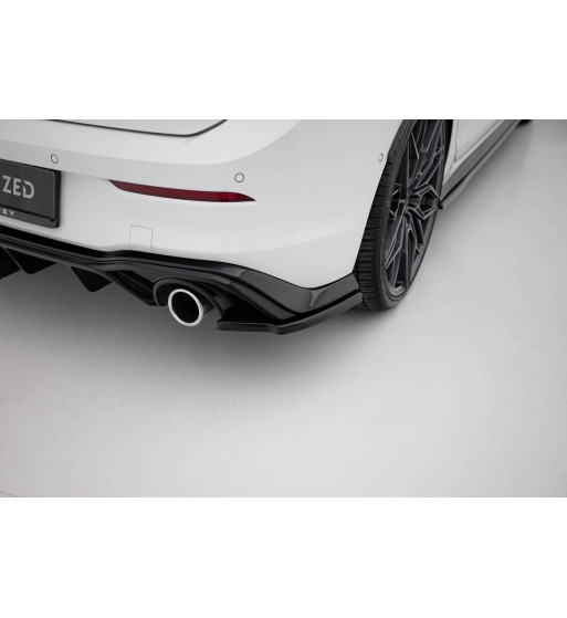 Splitter laterali posteriori V.3 per Volkswagen Golf GTI Mk8 Passt nur con: VW-GO-8-GTI-RS2G