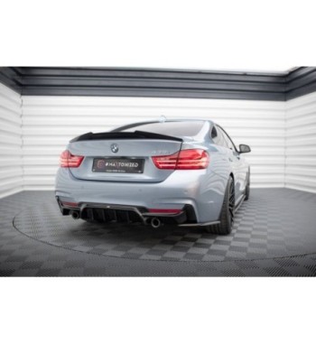 Heckansatz passend für BMW 4 Coupe / Gran Coupe / Cabrio M-Pack F32 / F36 / F33 (Version Mit Einzelauspuff Auf Zwei Seiten)