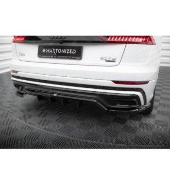 Diffusore posteriore con alette verticali per Audi Q8 S-Line Mk1