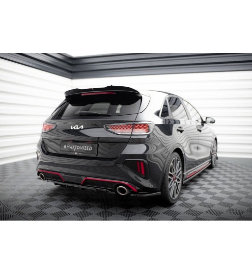 Diffusore posteriore con alette verticali per Kia Ceed GT Mk3 Facelift