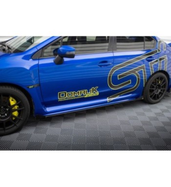 Street Pro Side skirt diffusers + Flaps for Subaru WRX STI Mk1