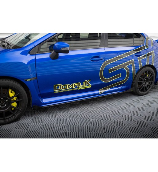 Street Pro Side skirt diffusers + Flaps for Subaru WRX STI Mk1