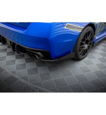 Street Pro Splitter laterali posteriori + Flap per Subaru WRX STI Mk1