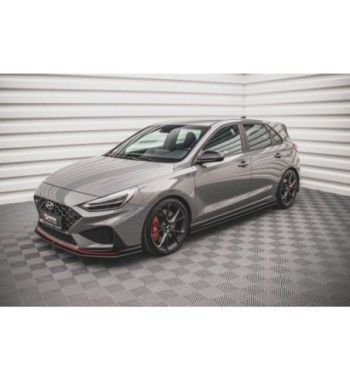 Street Pro Side skirt diffusers V.2 for Hyundai I30 N / N-Line Hatchback / Fastback Mk3 / Mk3 Facelift