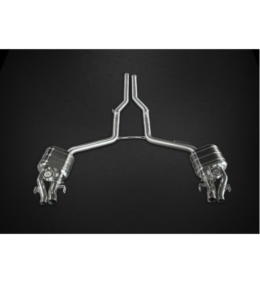 Capristo flap exhaust system for the Mercedes E63 V8 T AMG